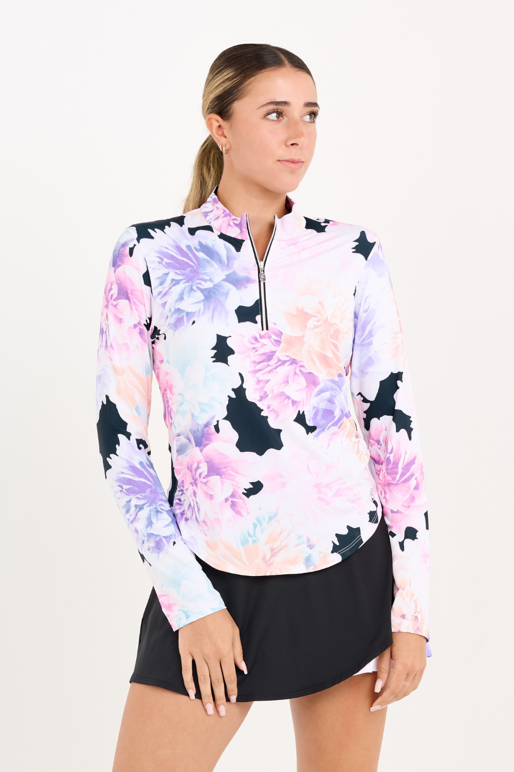 Women's Half Zip - Flora Lux